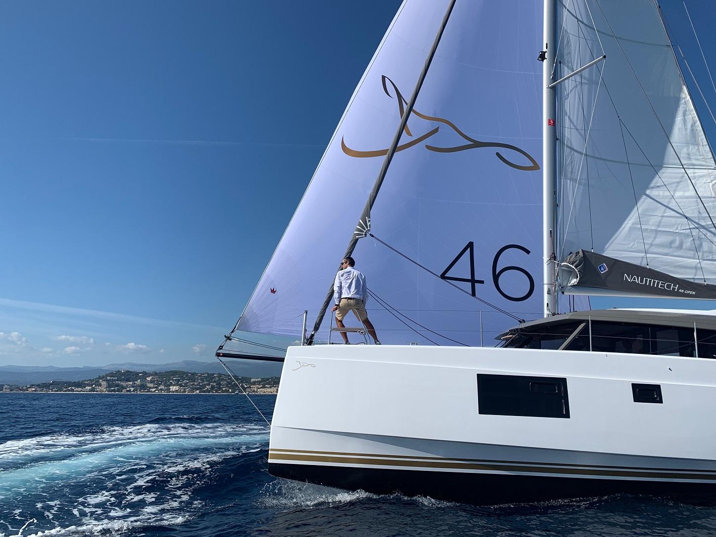 New sea trial on Nautitech 46 Open by Armel Le Cléac'h