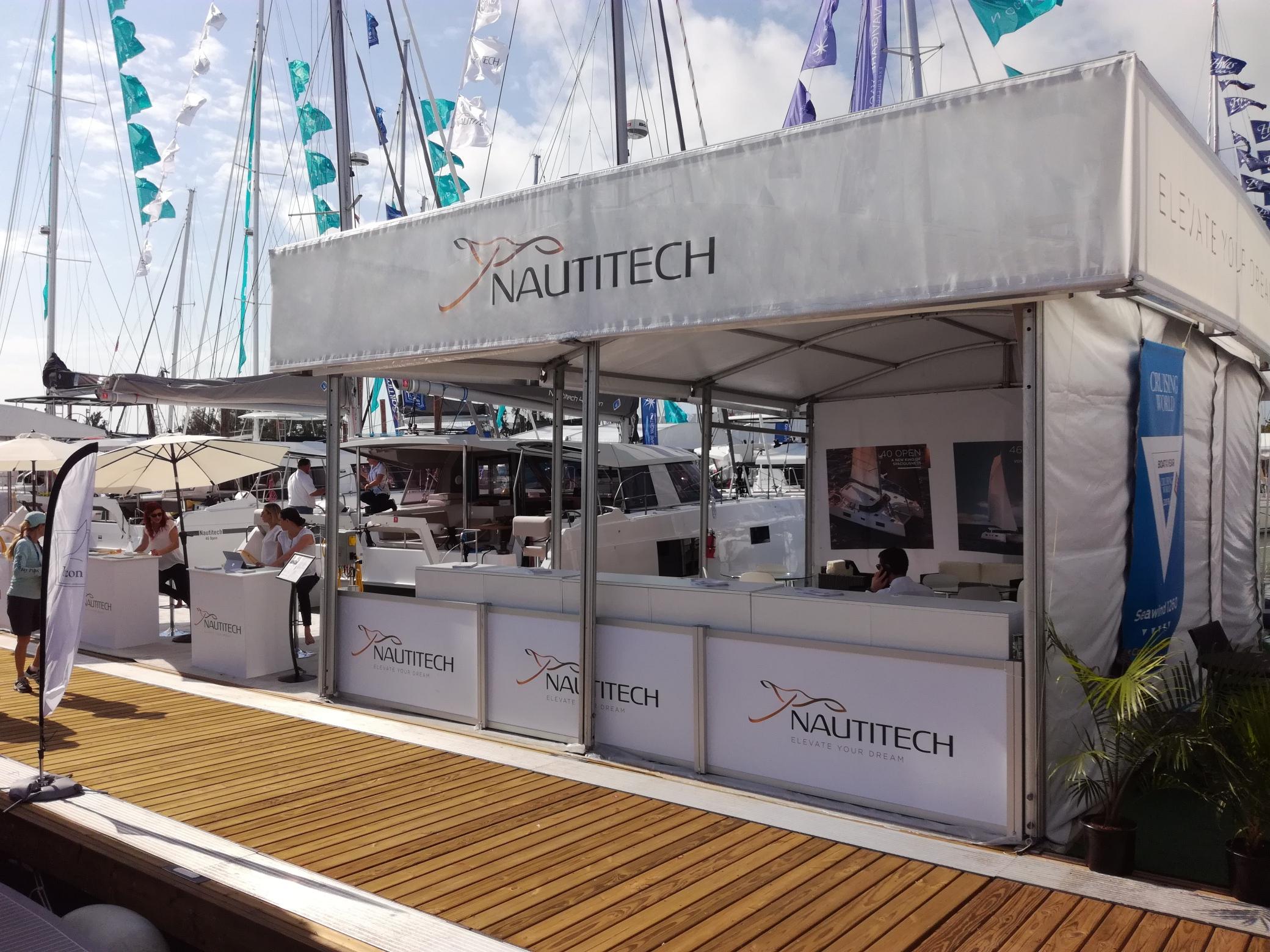 Stand marketing salon nautique 