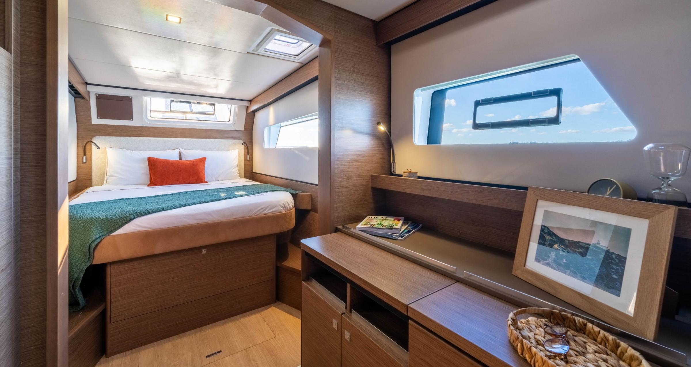 48 foot catamaran interior