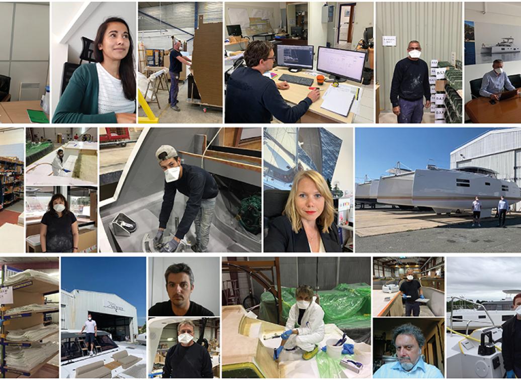 Nautitech team - covid 19