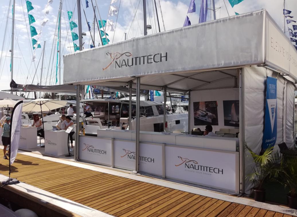 Stand marketing salon nautique